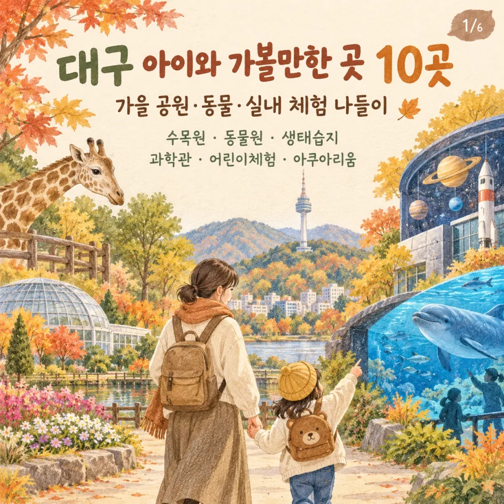 대구 아이와 가볼만한 곳 10곳 가을 가족 나들이 안내
