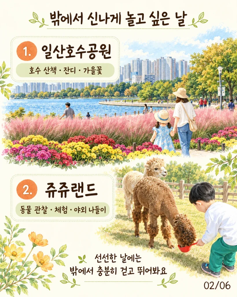 고양 파주 아이와 가볼 만한 곳 가을바람 쐬기 좋은 고양 야외 나들이