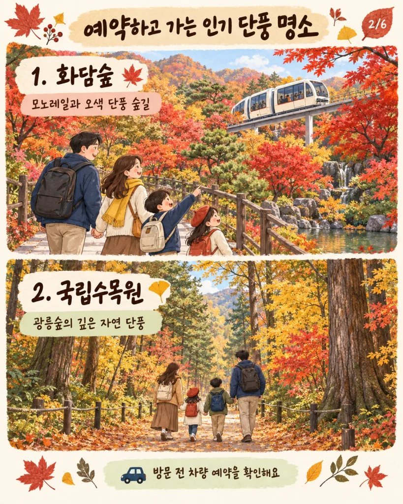 경기도 단풍 명소와 가족 나들이 요약