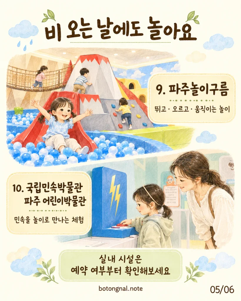 고양 파주 아이와 가볼 만한 곳 파주 실내 체험 나들이