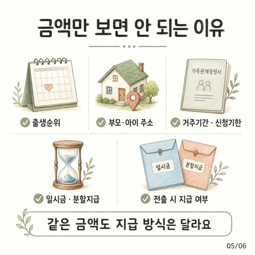지역별 출산지원금 금액만 보면 안 되는 이유 카드