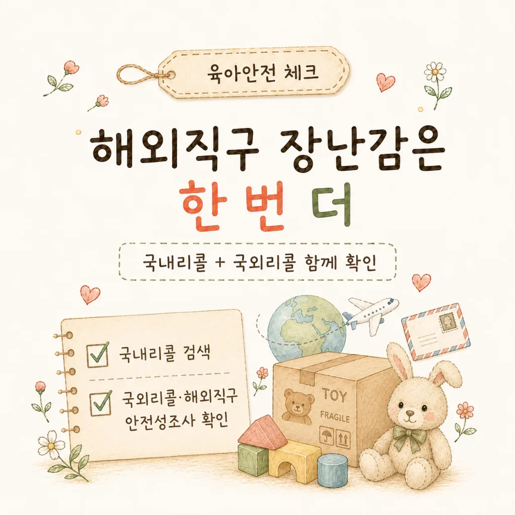 해외직구 장난감은 국내리콜과 국외리콜 함께 확인