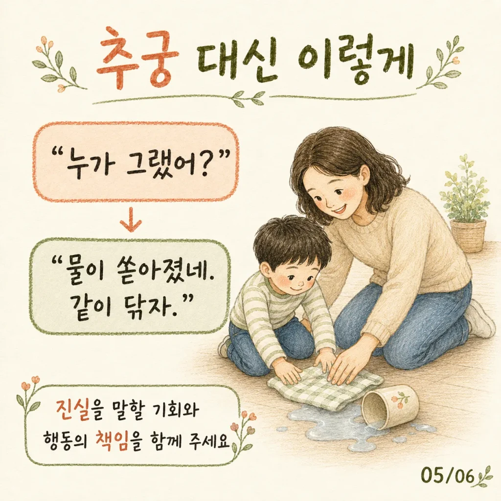 아이 거짓말 대처법 추궁 대신 이렇게 카드