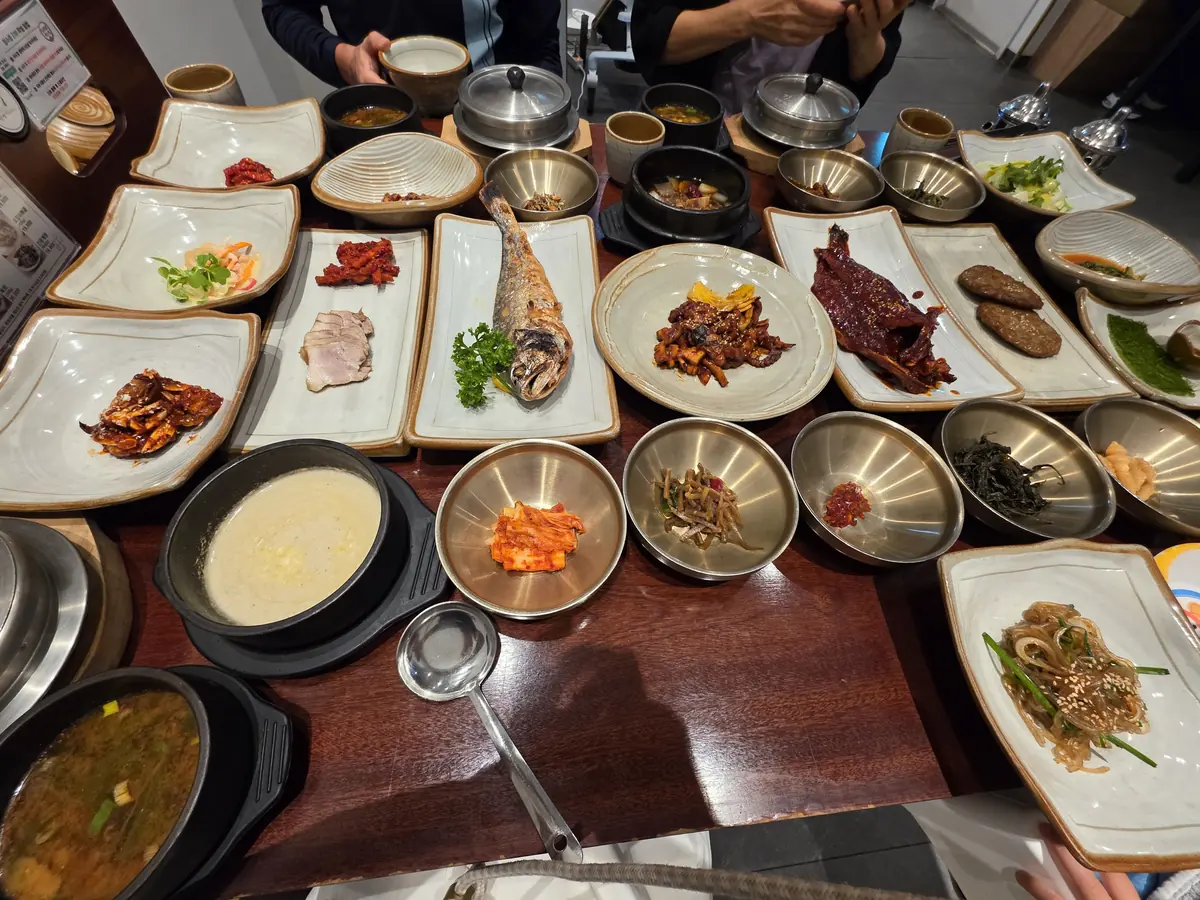 거궁 일산점 행복한 거한상 한 상 차림 전체