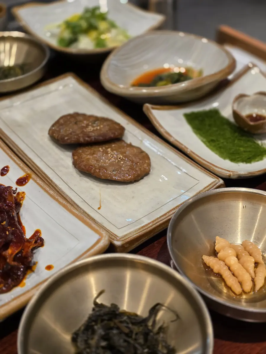 떡갈비와 매생이, 초석잠 장아찌