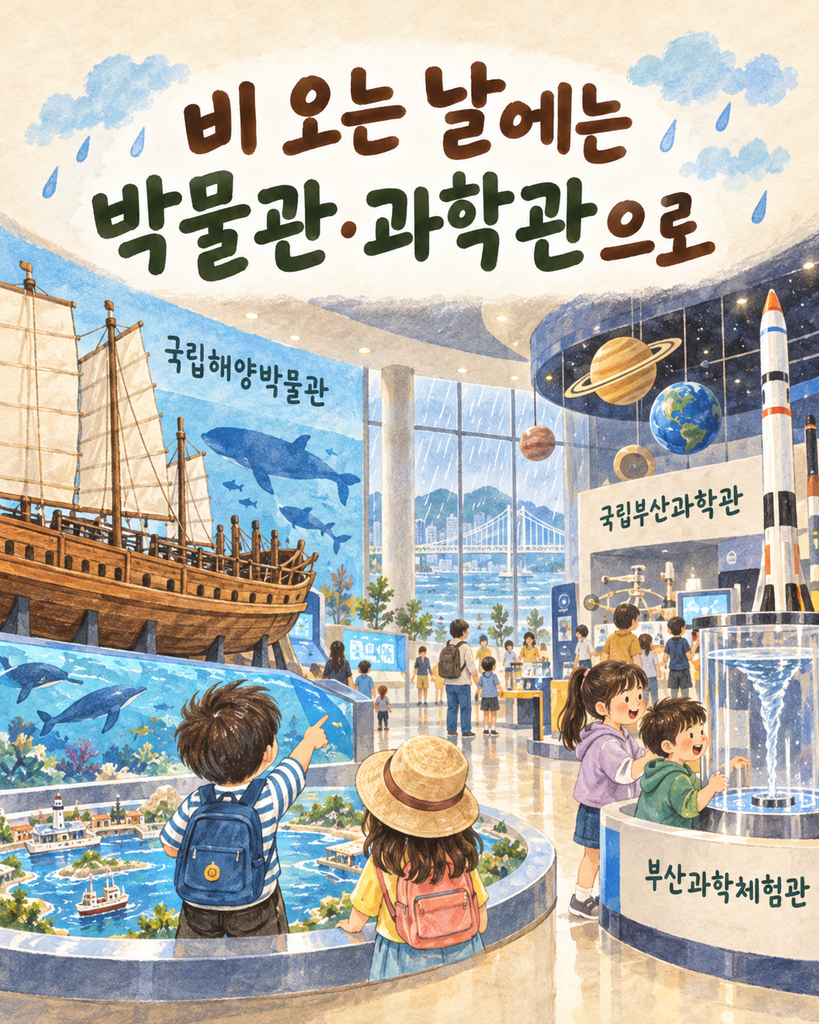 국립해양박물관·국립부산과학관·부산과학체험관 안내 카드