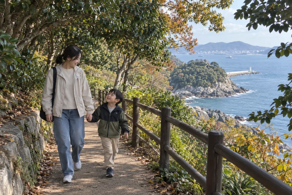 여수 오동도 전경