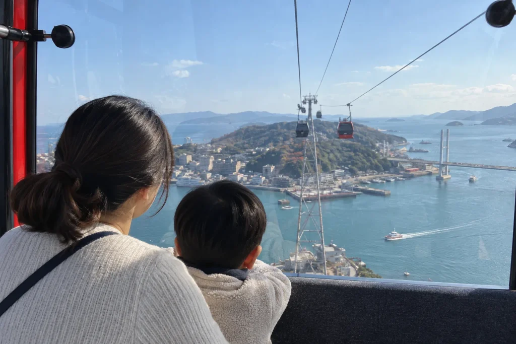 여수해상케이블카 전경