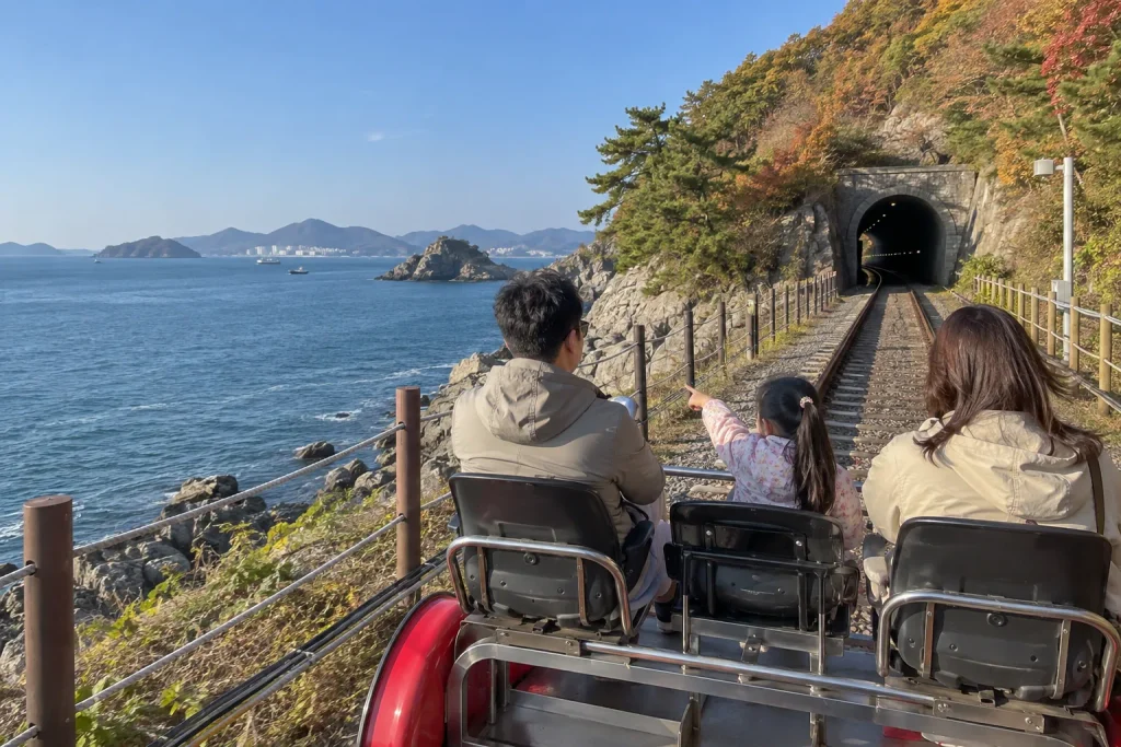 여수해양레일바이크 전경
