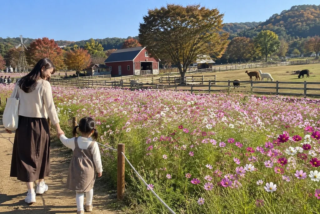 영흥수목원 가을꽃과 산책 풍경