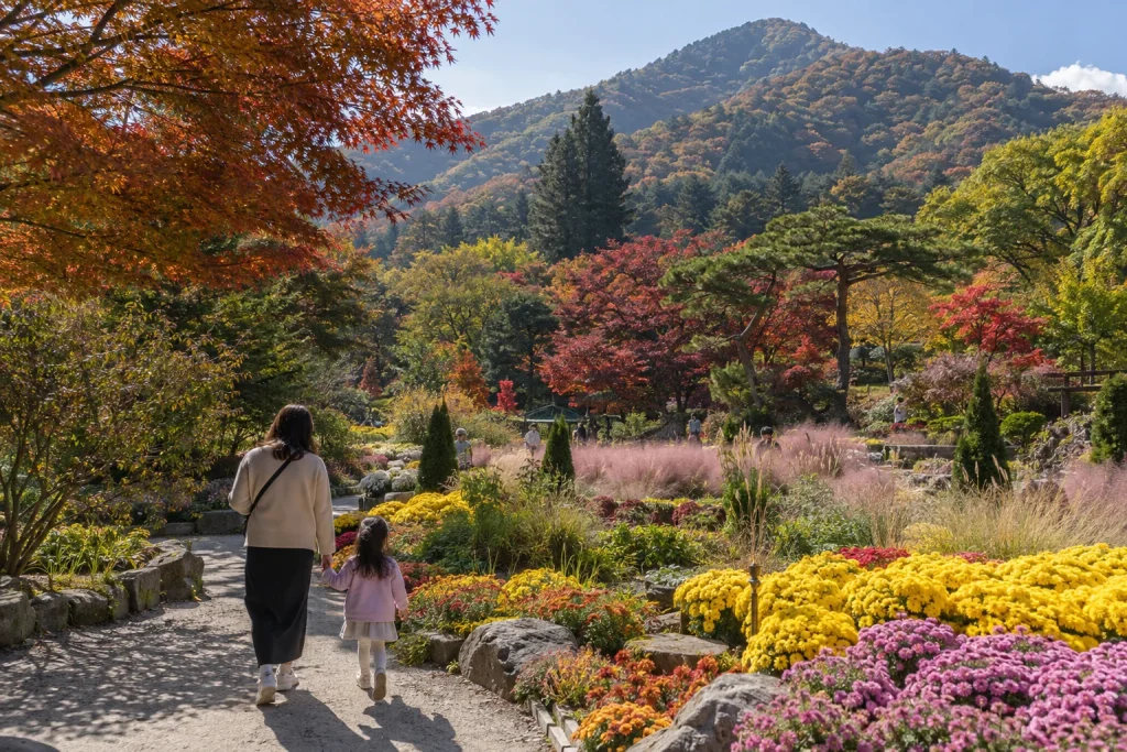 아침고요수목원 가을꽃과 산책 풍경