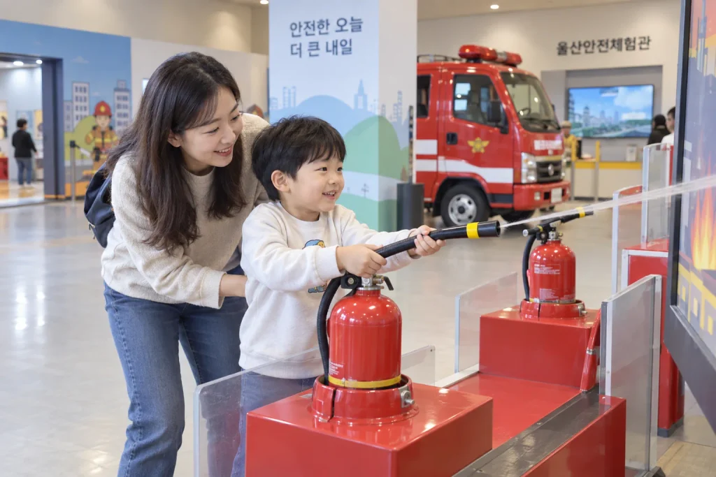 울산안전체험관 가족 나들이 이미지