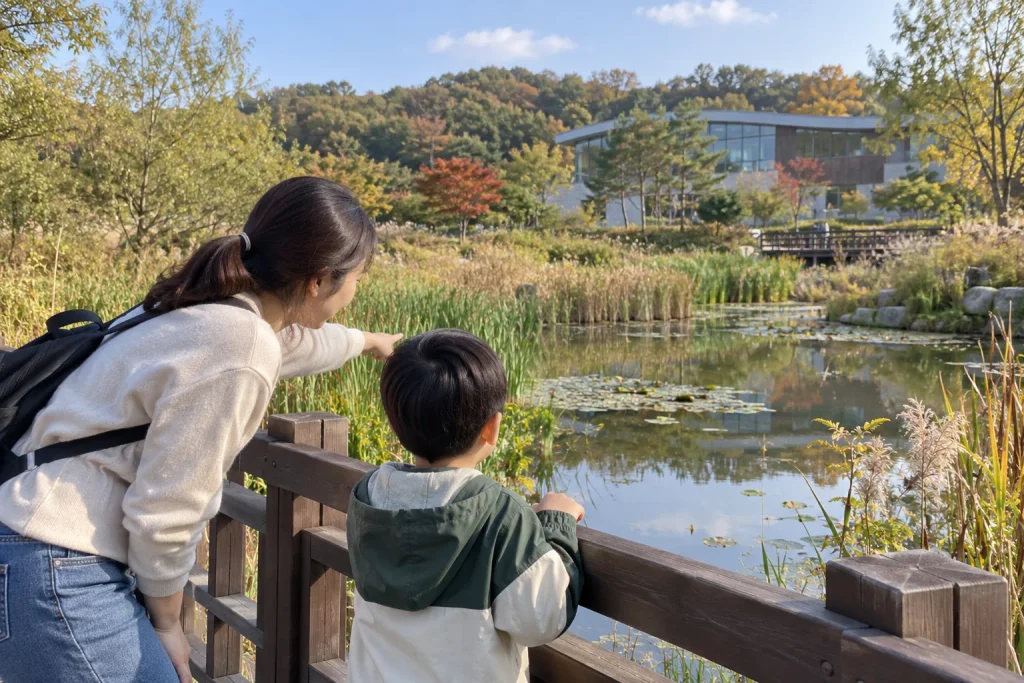 생태공원과 생태수족관을 함께 볼 수 있는 청주 원흥이두꺼비생태공원